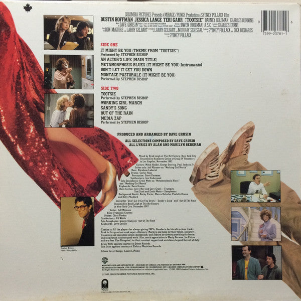 Various : Tootsie - Original Motion Picture Soundtrack (LP, Album)