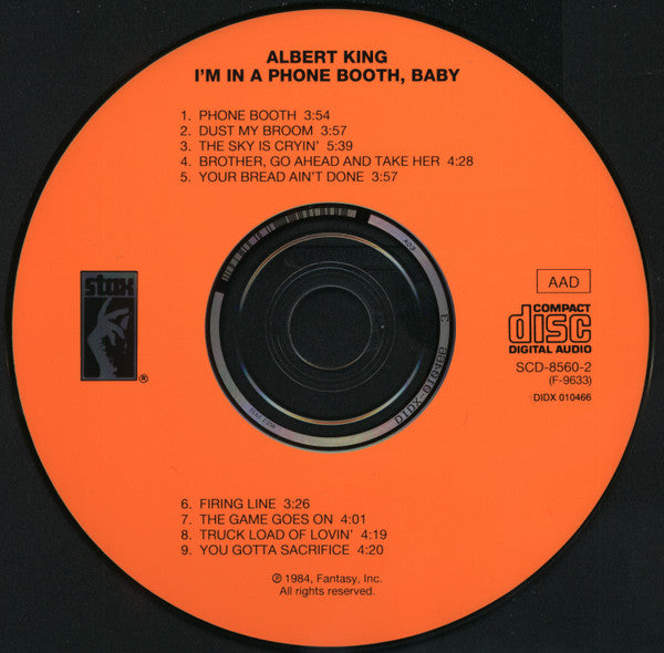 Albert King : I'm In A Phone Booth, Baby (CD, Album)