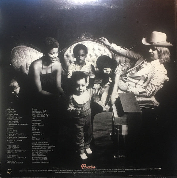 Leon & Mary Russell : Make Love To The Music (LP, Album)