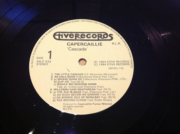 Capercaillie : Cascade (LP, Album)