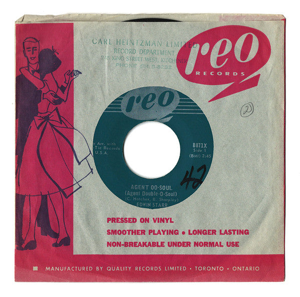 Edwin Starr : Agent 00-Soul (Agent Double-O-Soul) (7")