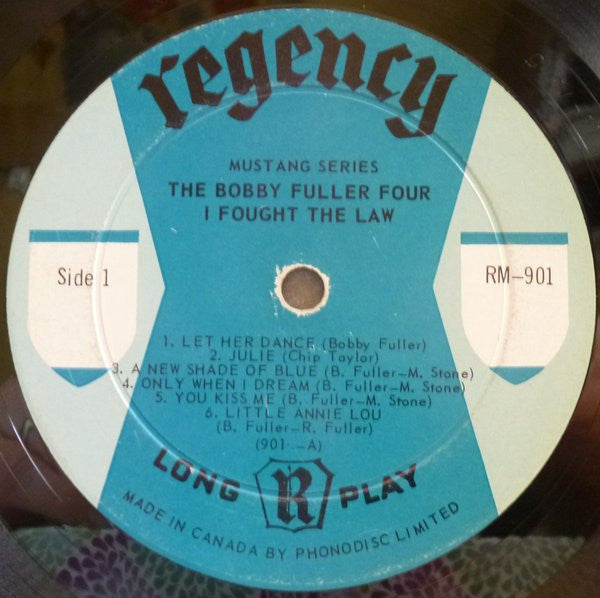 The Bobby Fuller Four : I Fought The Law (LP, Album, Mono)
