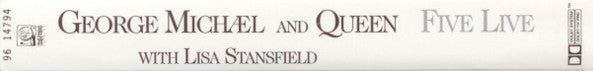 George Michael And Queen With Lisa Stansfield : Five Live (Cass, EP)