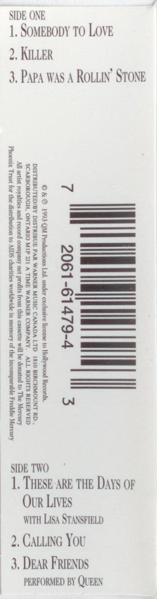 George Michael And Queen With Lisa Stansfield : Five Live (Cass, EP)