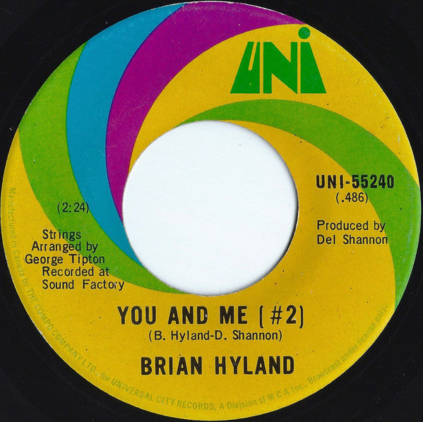 Brian Hyland : Gypsy Woman (7", Single)