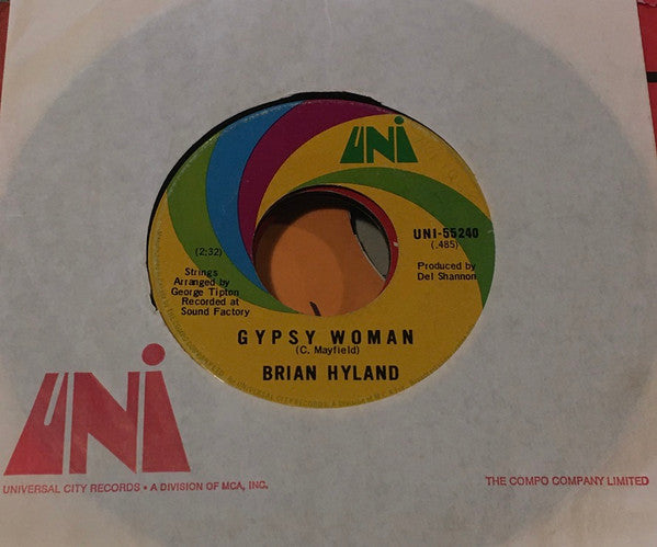 Brian Hyland : Gypsy Woman (7", Single)