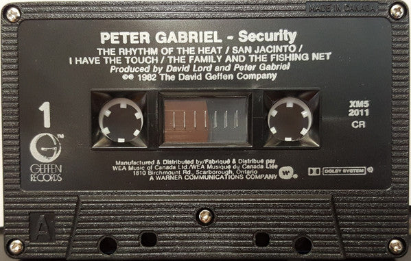 Peter Gabriel : Security (Cass, Album, Dol)