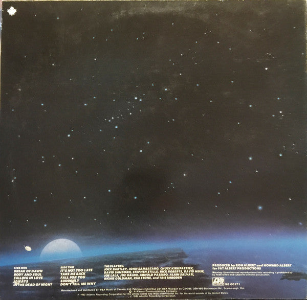Firefall : Break Of Dawn (LP, Album)