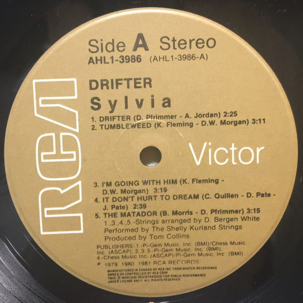 Sylvia (7) : Drifter (LP, Album)