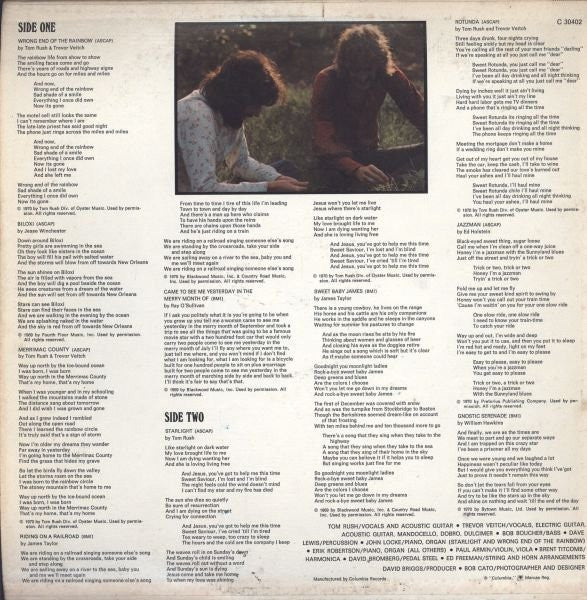 Tom Rush : Wrong End Of The Rainbow (LP, Album)