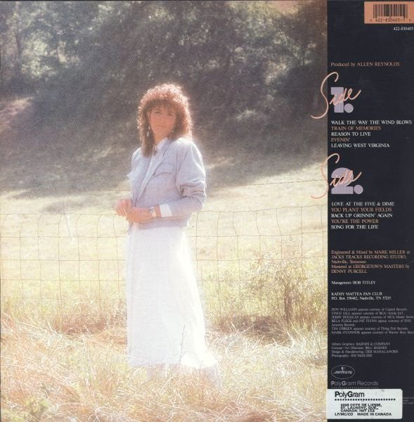 Kathy Mattea : Walk The Way The Wind Blows (LP, Album)