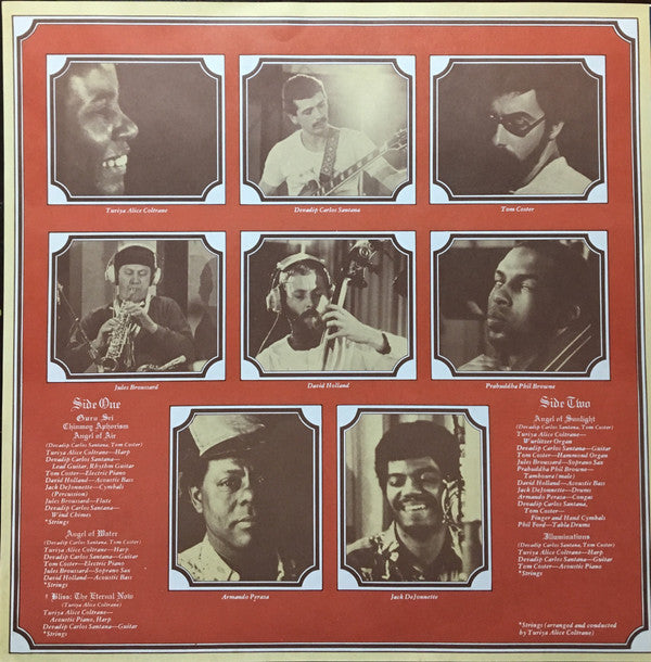 Carlos Santana & Alice Coltrane : Illuminations (LP, Album)