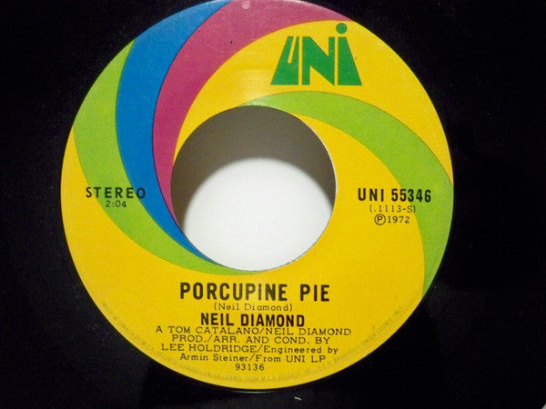 Neil Diamond : Play Me (7", Single)