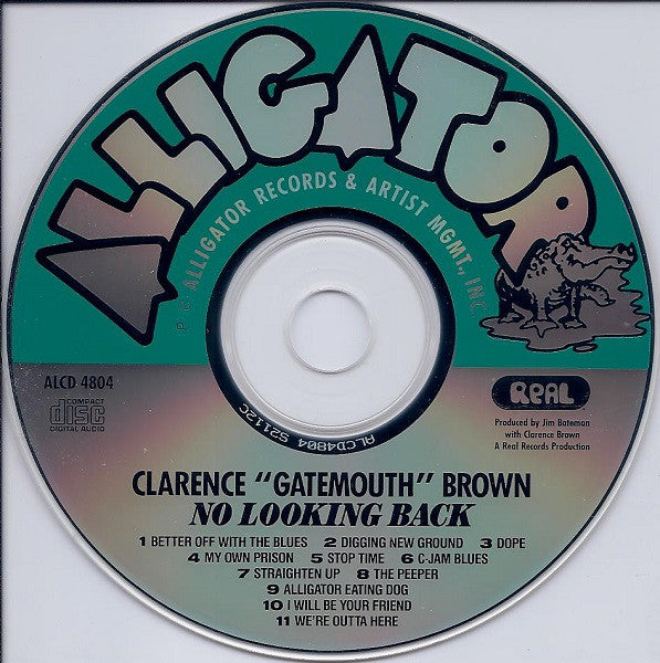 Clarence "Gatemouth" Brown : No Looking Back (CD, Album)