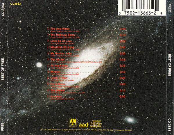 Free : Best Of Free (CD, Comp, RE, RM)