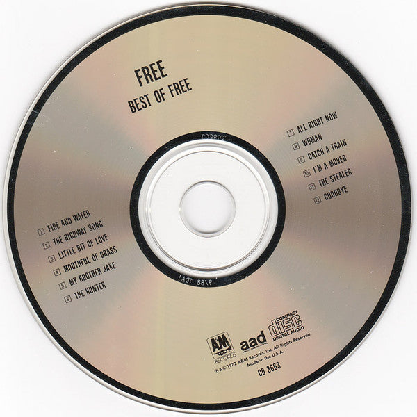Free : Best Of Free (CD, Comp, RE, RM)