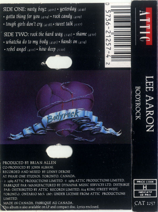 Lee Aaron : Bodyrock (Cass, Album, Dol)
