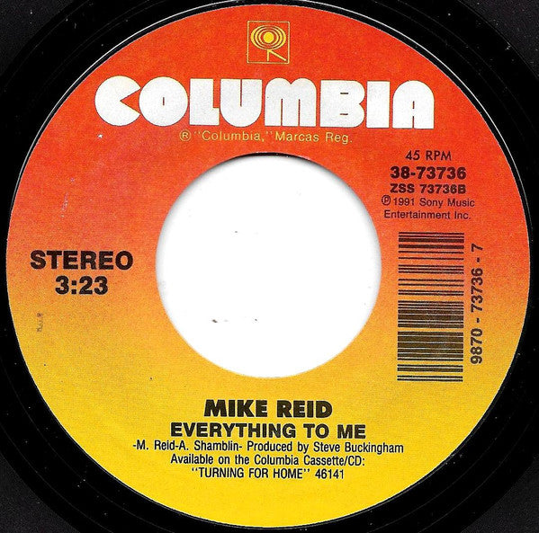 Mike Reid : Till You Were Gone (7", Styrene, Car)