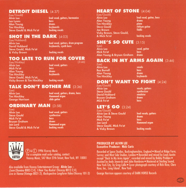 Alvin Lee : Detroit Diesel (CD, RE)