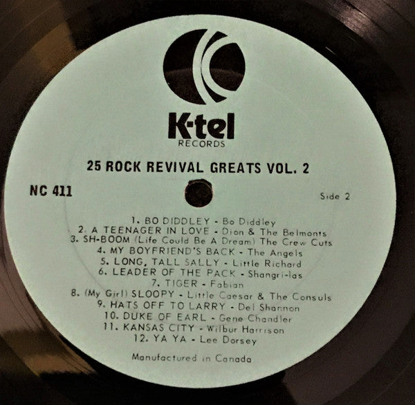 Various : 25 Rock Revival Greats Vol. 2 (LP, Comp)