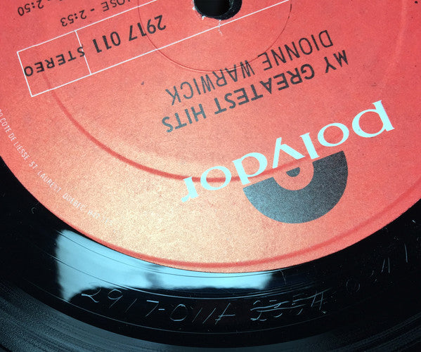 Dionne Warwick : My Greatest Hits (LP, Comp, RE)