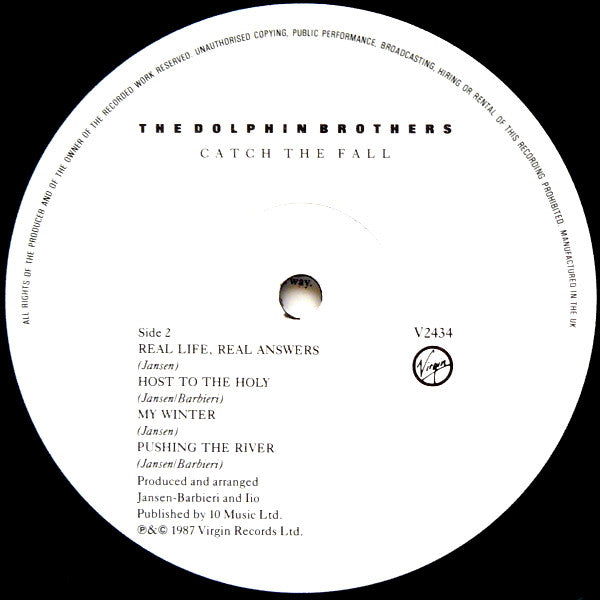 The Dolphin Brothers : Catch The Fall (LP, Album)