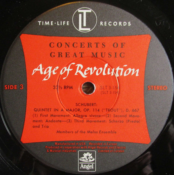 Ludwig van Beethoven, Gioacchino Rossini, Franz Schubert, Carl Maria von Weber : Age Of Revolution - The Story Of Great Music (5xLP, Comp + Box)