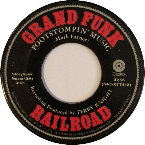 Grand Funk Railroad : Footstompin' Music (7")