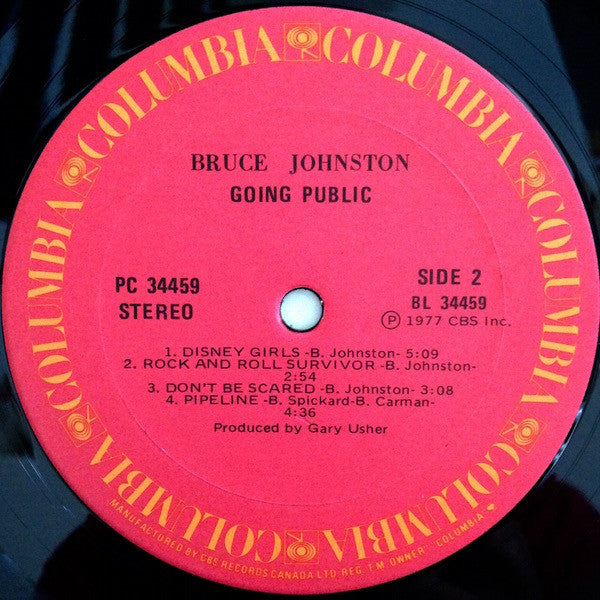 Bruce Johnston : Going Public (LP, Album)