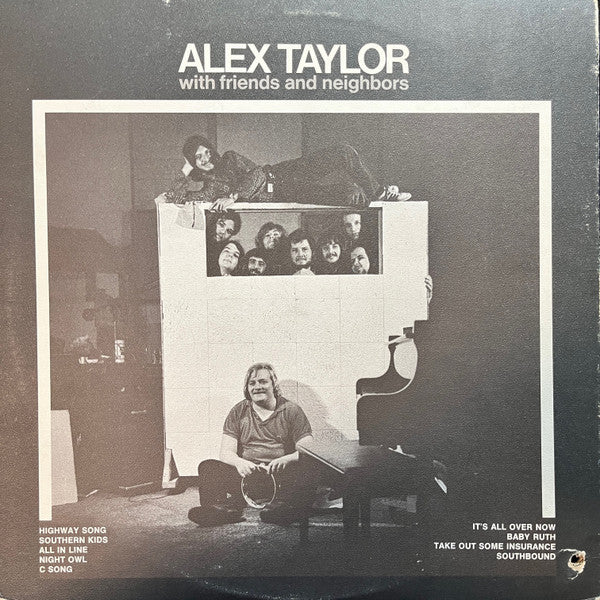 Alex Taylor (4) : With Friends And Neighbors (LP, Album, Gat)