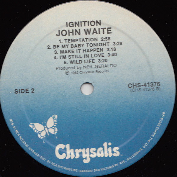 John Waite : Ignition (LP, Album, RE)