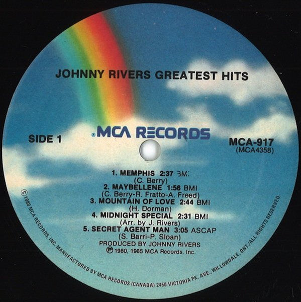 Johnny Rivers : Greatest Hits (LP, Comp)