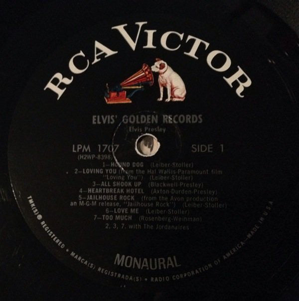 Elvis Presley : Elvis' Golden Records (LP, Comp, Mono, RE, Ind)