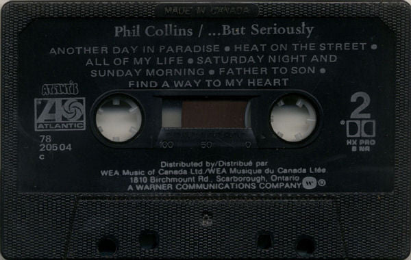 Phil Collins : . . . But Seriously (Cass, Album)