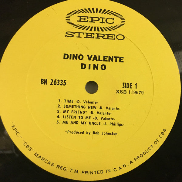 Dino Valenti : Dino Valente (LP, Ste)