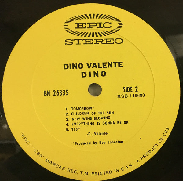 Dino Valenti : Dino Valente (LP, Ste)