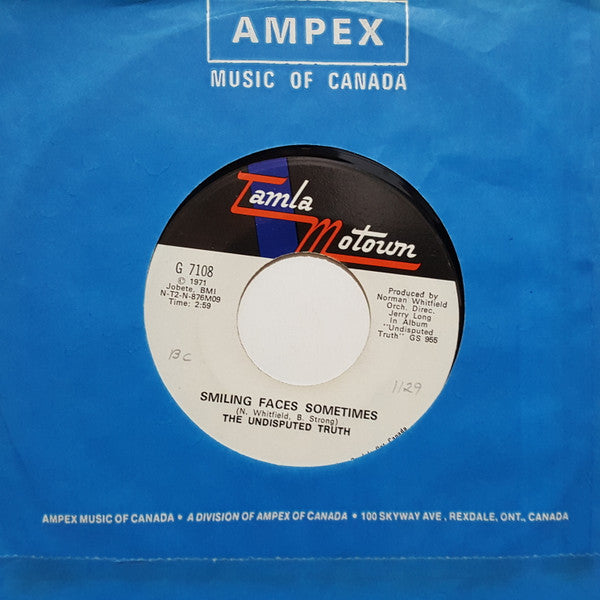 The Undisputed Truth : Smiling Faces Sometimes / You Got The Love I Need (7", Single)