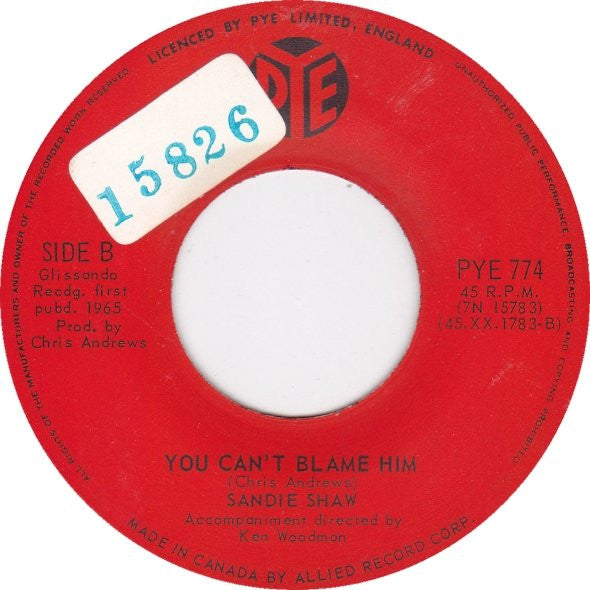 Sandie Shaw : I'll Stop At Nothing (7", Single)