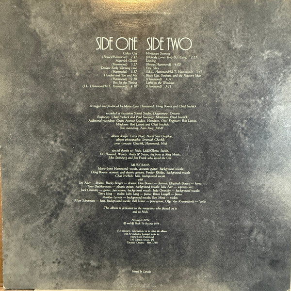 Marie-Lynn Hammond : Marie-Lynn Hammond (LP, Album)