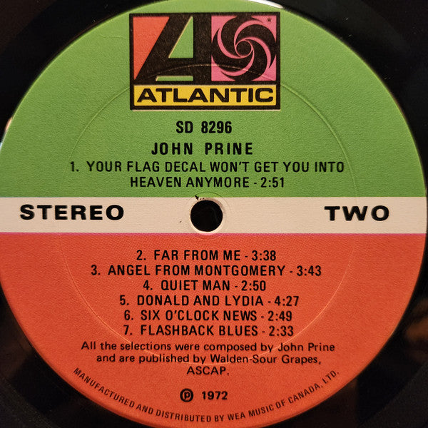 John Prine : John Prine (LP, Album)