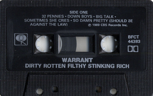 Warrant : Dirty Rotten Filthy Stinking Rich (Cass, Album, Club, Dol)