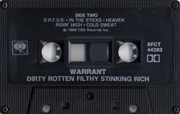 Warrant : Dirty Rotten Filthy Stinking Rich (Cass, Album, Club, Dol)