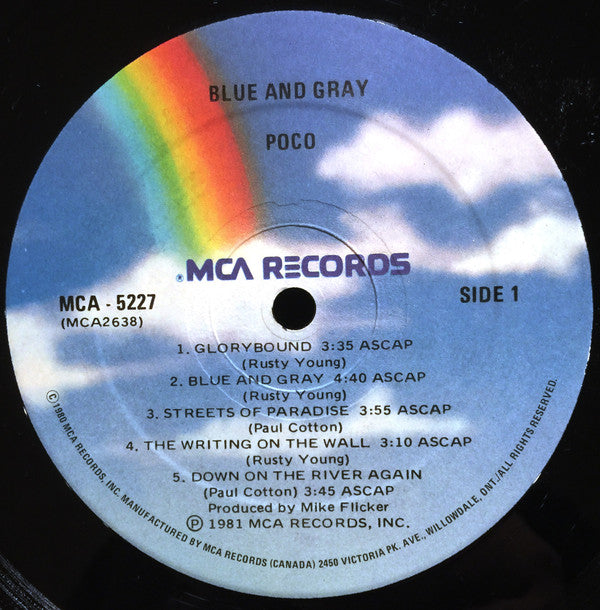 Poco (3) : Blue And Gray (LP, Album)