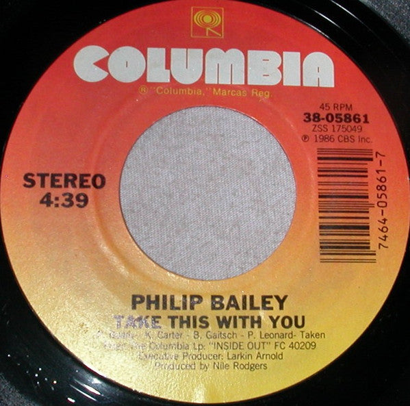 Philip Bailey : State Of The Heart (7")