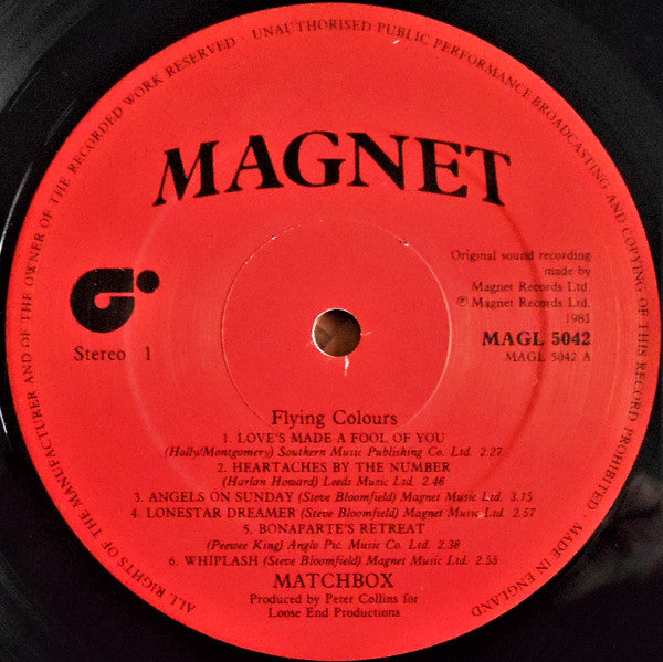 Matchbox (3) : Flying Colours (LP, Album)