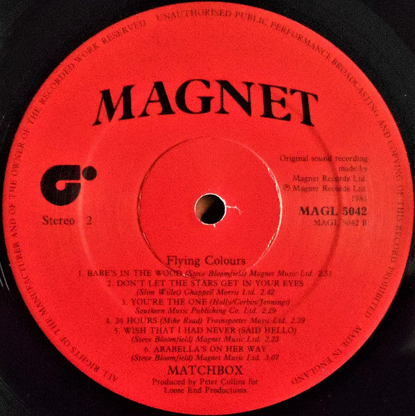 Matchbox (3) : Flying Colours (LP, Album)