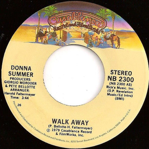 Donna Summer : Walk Away (7", Single)