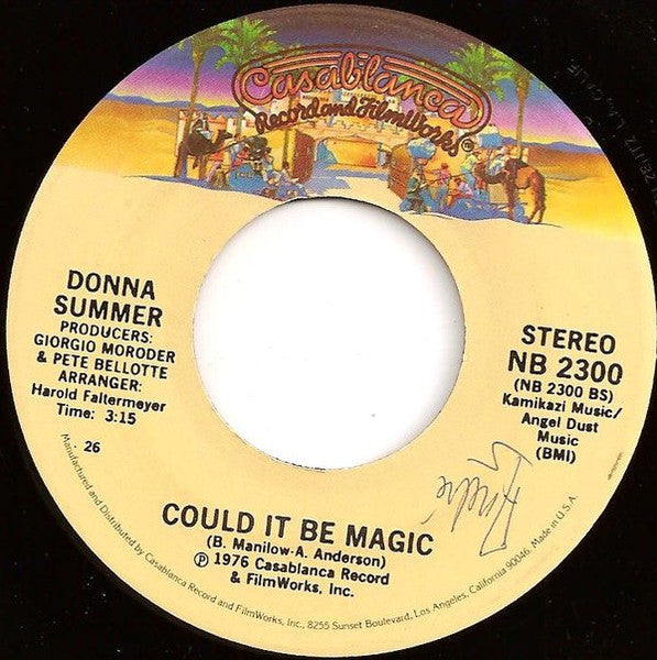 Donna Summer : Walk Away (7", Single)