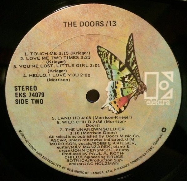 The Doors : 13 (LP, Comp, RE, But)