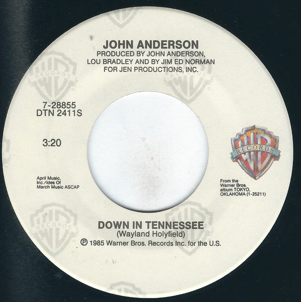 John Anderson (3) : I've Got Me A Woman / Down In Tennessee (7", Single)